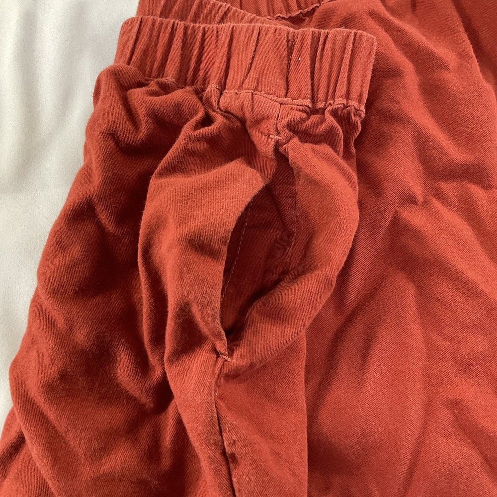 Madewell Shorts Pull On Elastic Waist Womens Size XS Red Burnt Casual Summer 143 - Picture 7 of 7